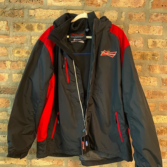 COPY - Authentic Budweiser Men’s Puffer Coat - Picture 1 of 6